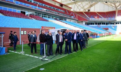 Vali Ustaoğlu Şenol Güneş Spor Kompleksinde İncelemelerde Bulundu