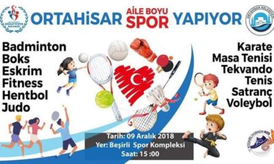 Ortahisar’dan aile boyu spor etkinliği