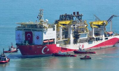 Fatih Sondaj Gemisi Trabzon Limanı’na yanaştı