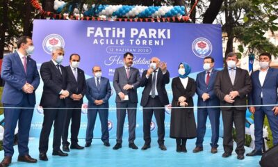 Tarihi Fatih Parkı Bakan Kurum Tarafından Açıldı