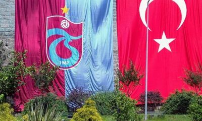 Trabzon Büyükşehir Belediyesinden  Dev Bayrak