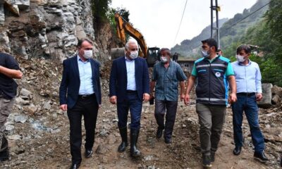 Başkan Zorluoğlu Heyelan Mağdurlarını  Bırakmıyor