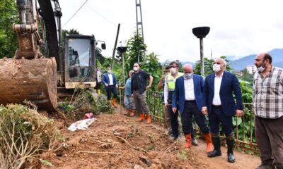Başkan Zorluoğlu Of Ve Hayrat İlçelerinde İncelemelerde Bulundu