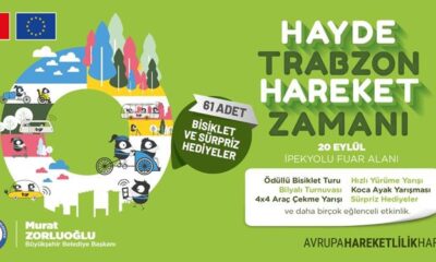 Büyükşehir ‘Hayde Trabzon Hareket Zamanı’ Etkinliğinde Kapanacak Yolları Açıkladı