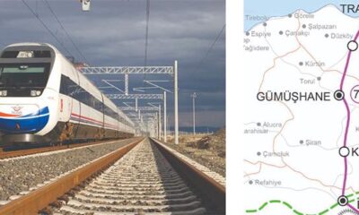 Kuzey – Güney koridorunun kilit hattı Erzincan – Gümüşhane- Trabzon demiryoludur