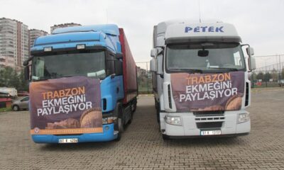 Depremzedelerin Ekmeği Trabzon’dan
