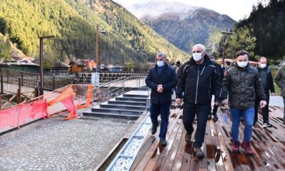 Uzungöl’deki Çalışmalar Devam Ediyor