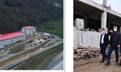 Başkan Zorluoğlu Ve Genel Müdür Uzun Et Kombinası İnşaatını İnceledi