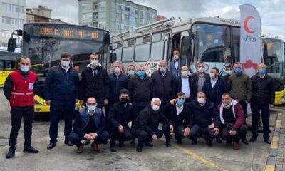 Büyükşehir Otobüs Şoförlerinden Örnek Davranış