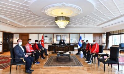 Şampiyon Sporcular Zorluoğlu’nu Ziyaret Etti