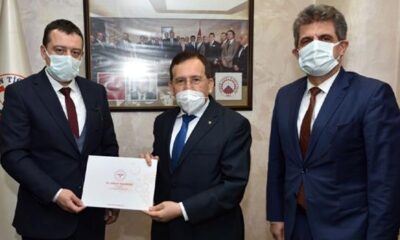 İl Sağlık Müdürlüğü’nden TTSO’ya Teşekkür Belgesi