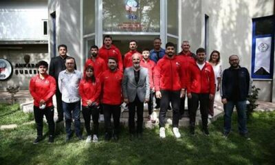 Milli sporcular TSYD Ankara’da