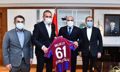 Trabzonspor Teknik Direktörü Avcı’dan Başkan Zorluoğlu’na Ziyaret