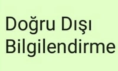 Doğru Dışı Bilgilendirme