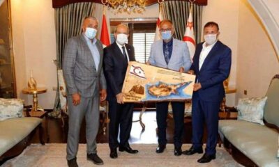 Kuzey Kıbrıs Türk Cumhuriyeti Cumhurbaşkanı Ersin Tatar’a Ziyaret