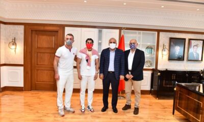 Başkan Zorluoğlu Olimpiyat Şampiyonu Busenaz Sürmeneli’yi Ağırladı