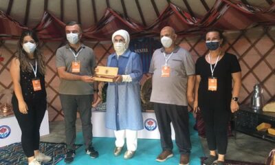 Emine Erdoğan Ahlat’ta Trabzon Büyükşehir’in Otağını Ziyaret Etti