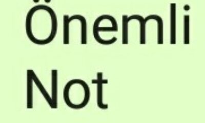 Önemli Not