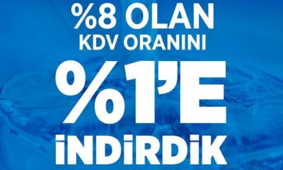 Büyükşehir Suda Kdv İndirimi Yaptı