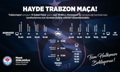 Büyükşehir Taraftarı Ücretsiz Maça Taşıyor