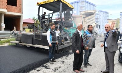 Başkan  Üstyapı Çalışmalarını Anbean Takip Ediyor