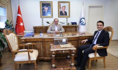 KKTC Trabzon Konsolosu Erek ÇAĞATAY, Rektörü Ziyaret Etti