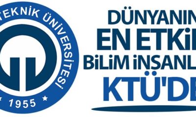 Dünyanın En Etkili Bilim İnsanları Listesinde, KTÜ ‘den 21 Akademisyen Yer Aldı