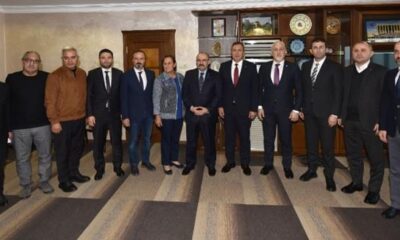 Trabzon Valisi İsmail Ustaoğlu TTSO’yu ziyaret etti