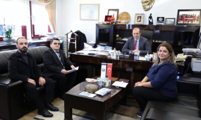 Trabzon İl Engelliler Meclisi Başkanı Yusuf ŞAFAK ve Beraberindeki Heyet, Rektörü Ziyaret Etti