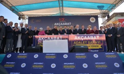 Akçaabat Adalet Sarayının Temeli Törenle Atıldı