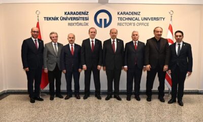 KTÜ’de Konferans Veren KKTC Cumhurbaşkanı Ersin TATAR’a, Fahri Doktora Ünvanı Takdim Edildi