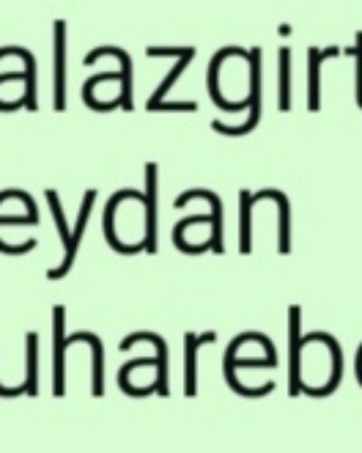 Malazgirt Meydan Muharebesi